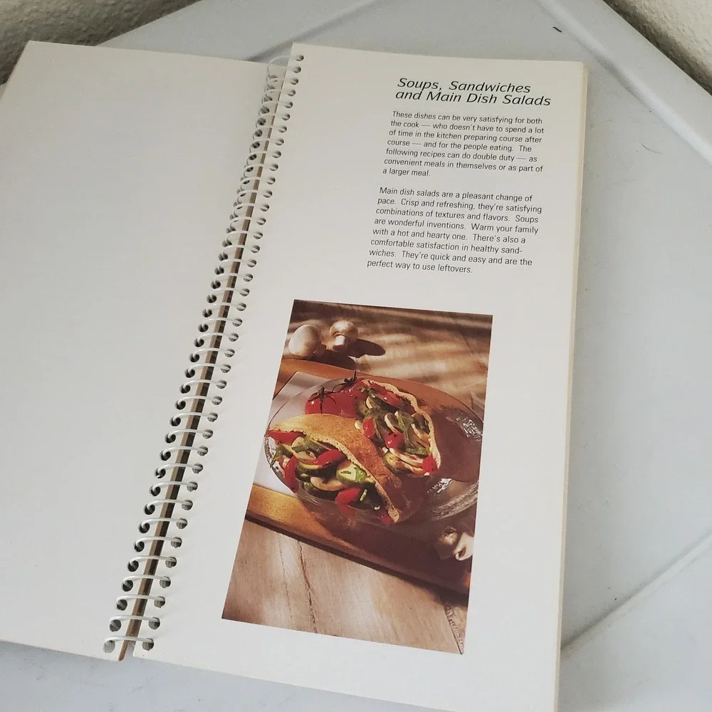 Pritikin Cookbook Delicious Healthy Meals in Minutes 1990 Spiral Bound Vintage